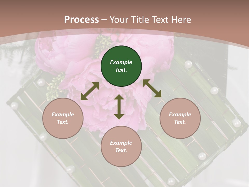 Vibrant Wedding Blossom PowerPoint Template