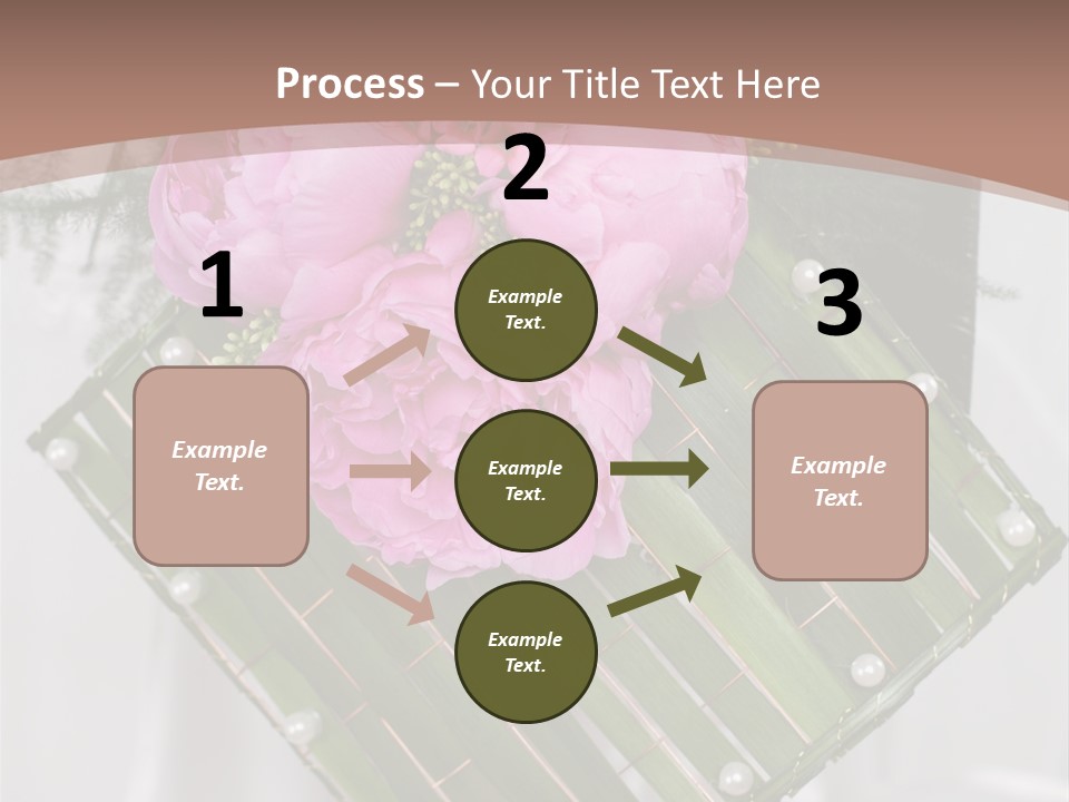 Vibrant Wedding Blossom PowerPoint Template