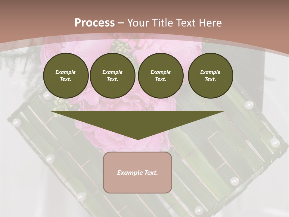 Vibrant Wedding Blossom PowerPoint Template