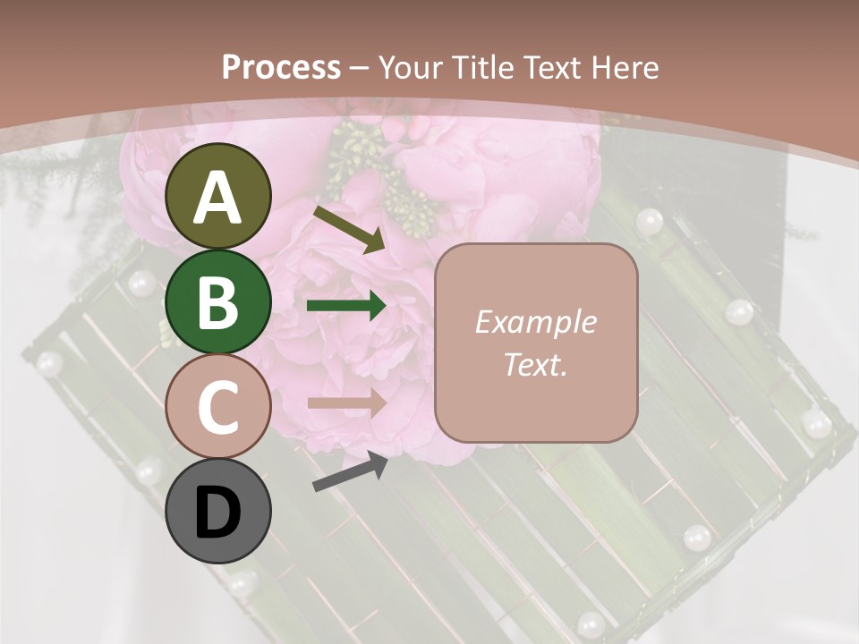 Vibrant Wedding Blossom PowerPoint Template