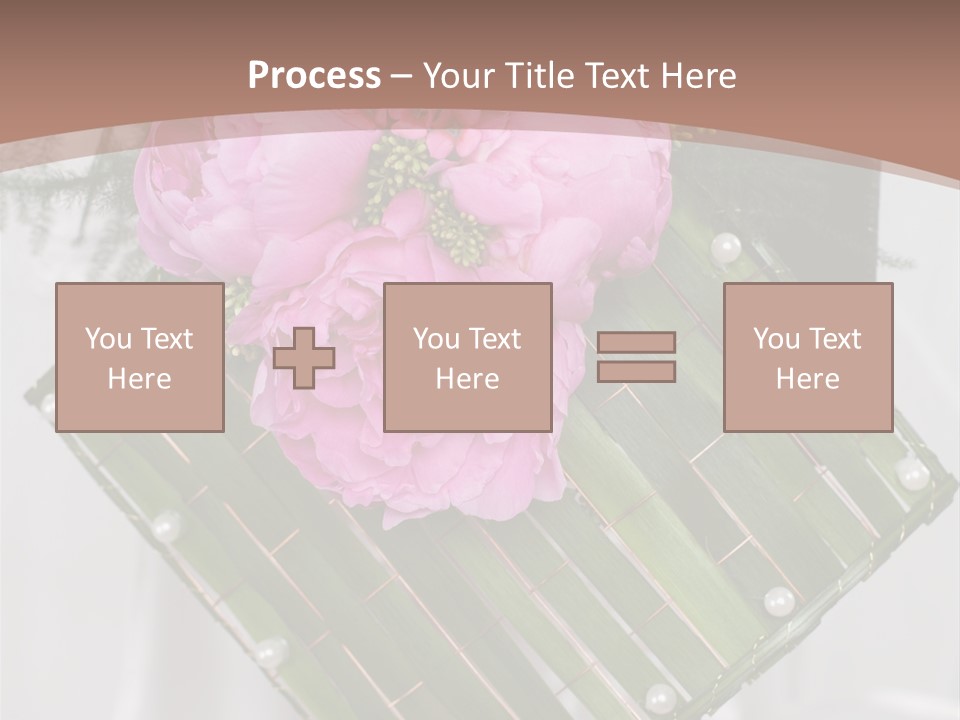 Vibrant Wedding Blossom PowerPoint Template
