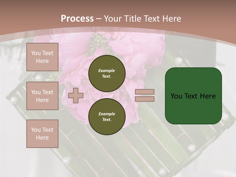 Vibrant Wedding Blossom PowerPoint Template