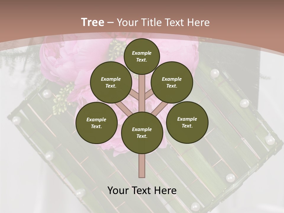 Vibrant Wedding Blossom PowerPoint Template