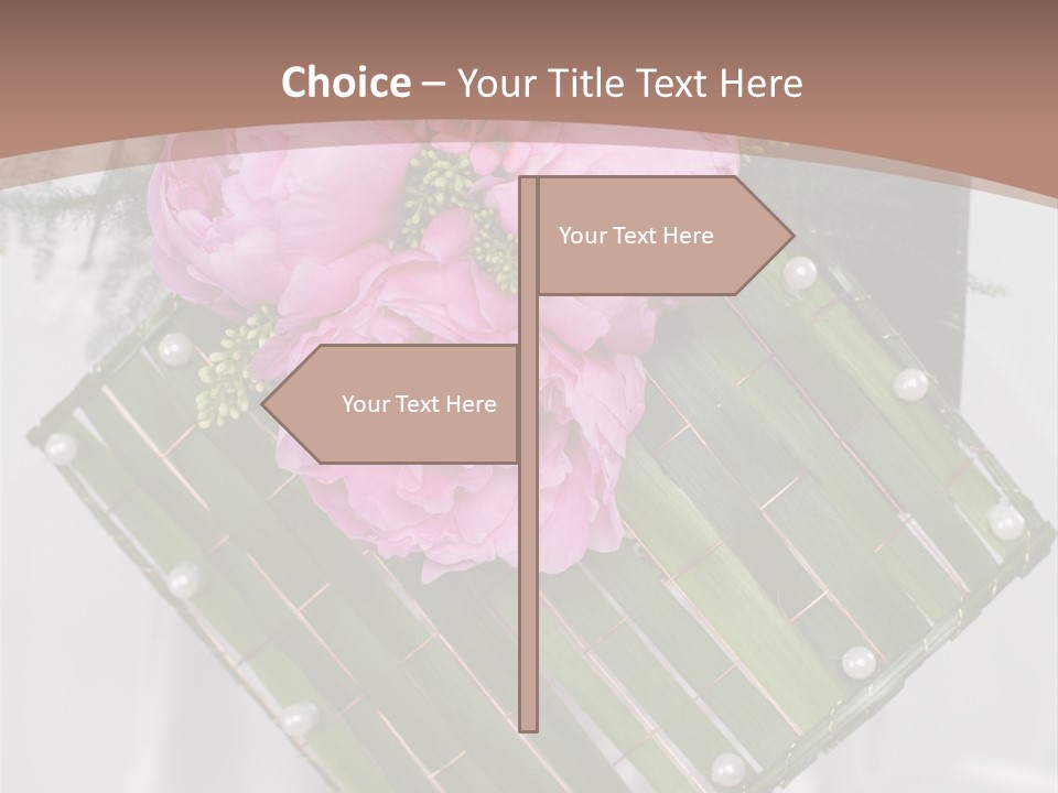 Vibrant Wedding Blossom PowerPoint Template