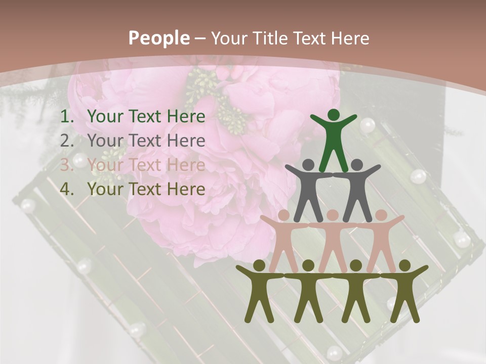 Vibrant Wedding Blossom PowerPoint Template