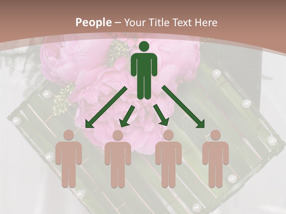 Vibrant Wedding Blossom PowerPoint Template