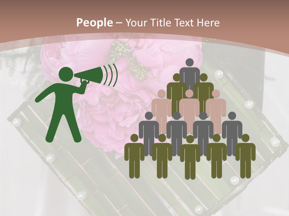 Vibrant Wedding Blossom PowerPoint Template