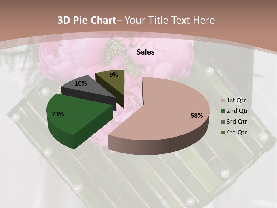 Vibrant Wedding Blossom PowerPoint Template