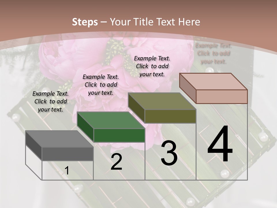 Vibrant Wedding Blossom PowerPoint Template