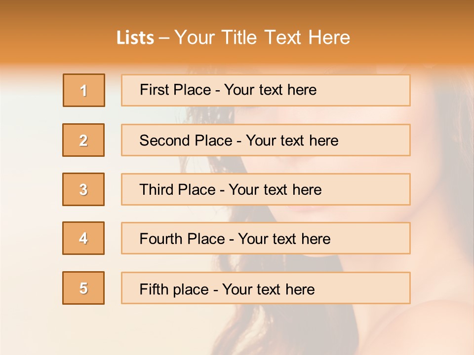 Care Exotic Natural PowerPoint Template