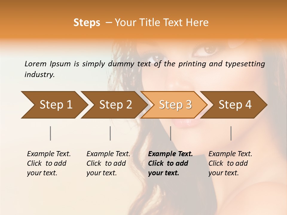 Care Exotic Natural PowerPoint Template