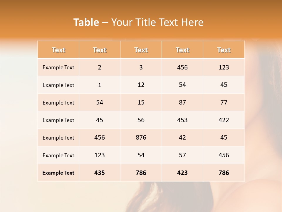 Care Exotic Natural PowerPoint Template