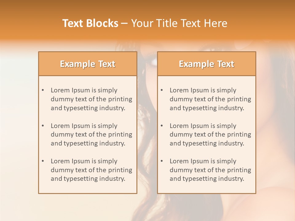 Care Exotic Natural PowerPoint Template