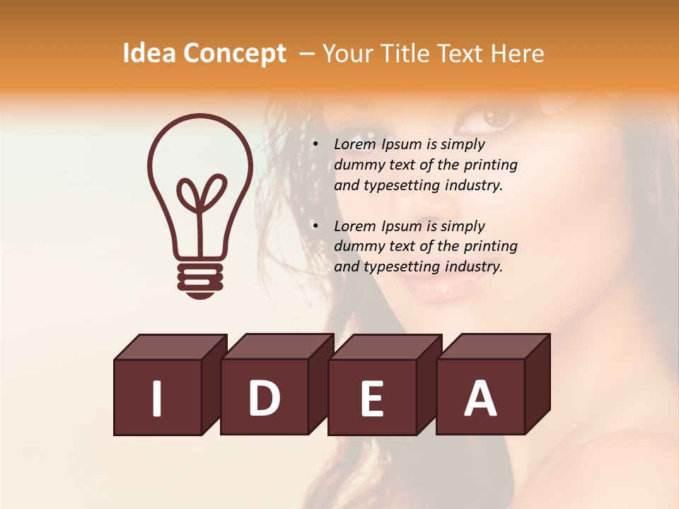 Care Exotic Natural PowerPoint Template