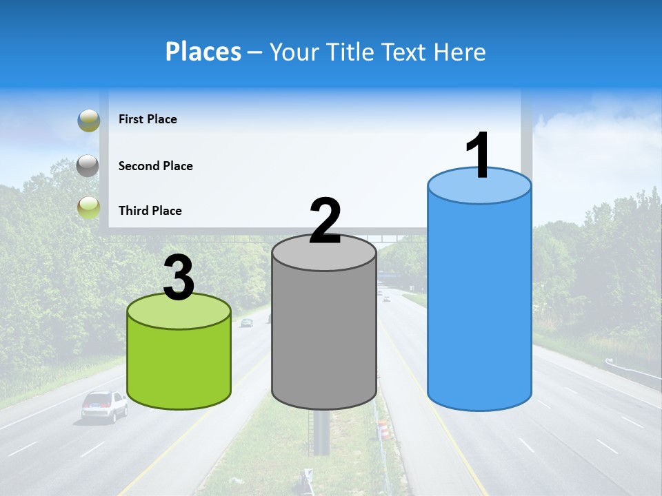Freedom Cloud Signpost PowerPoint Template