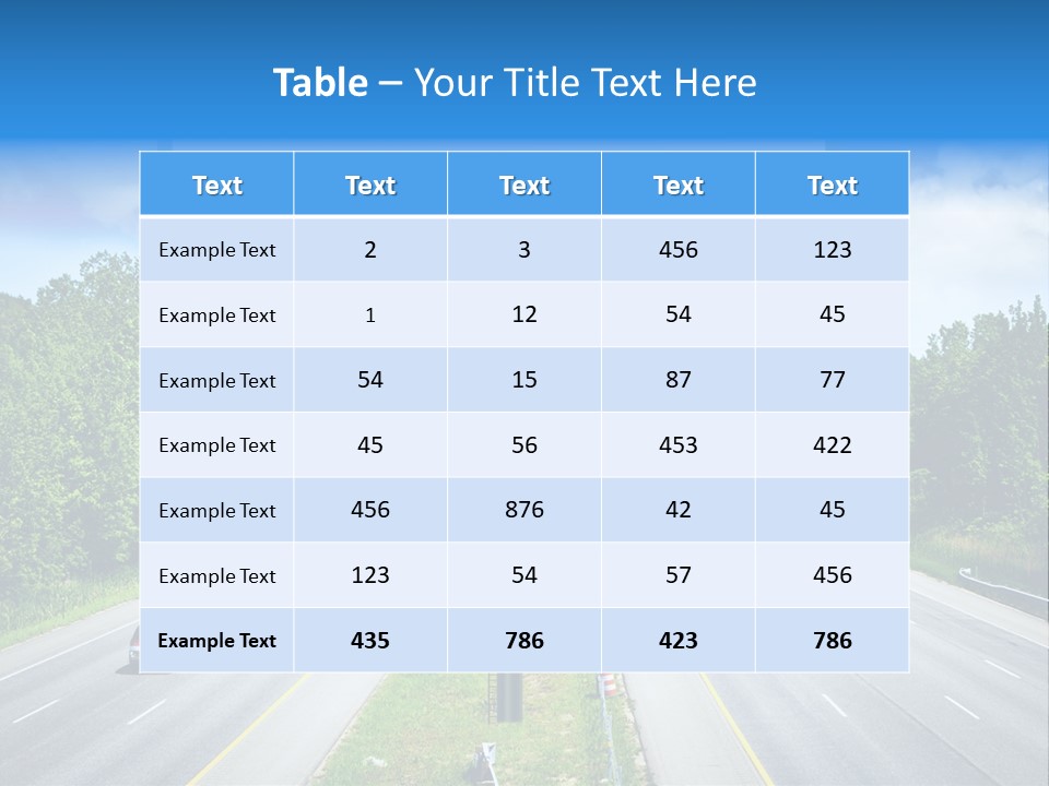 Freedom Cloud Signpost PowerPoint Template
