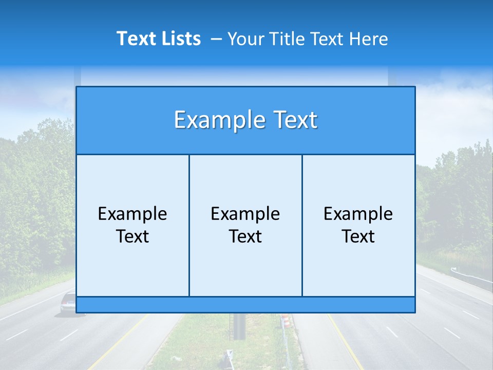 Freedom Cloud Signpost PowerPoint Template