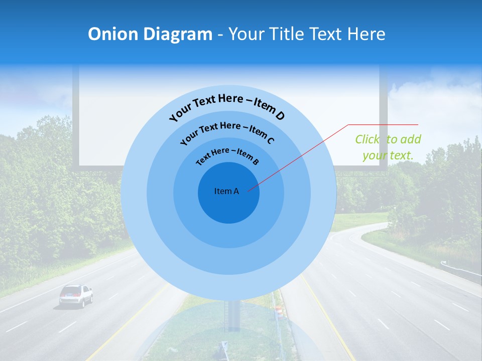 Freedom Cloud Signpost PowerPoint Template