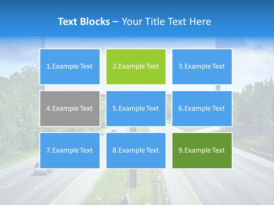 Freedom Cloud Signpost PowerPoint Template