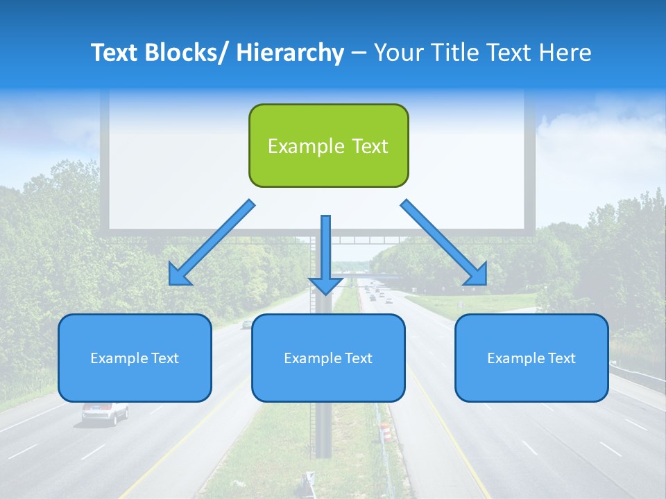 Freedom Cloud Signpost PowerPoint Template