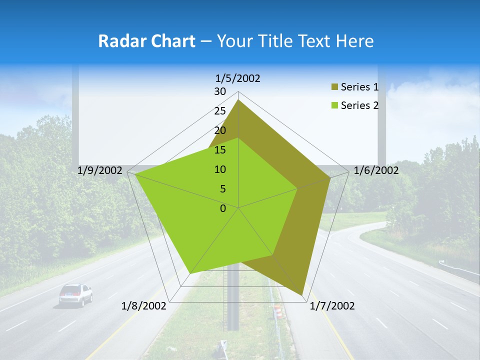 Freedom Cloud Signpost PowerPoint Template