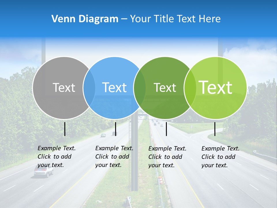 Freedom Cloud Signpost PowerPoint Template