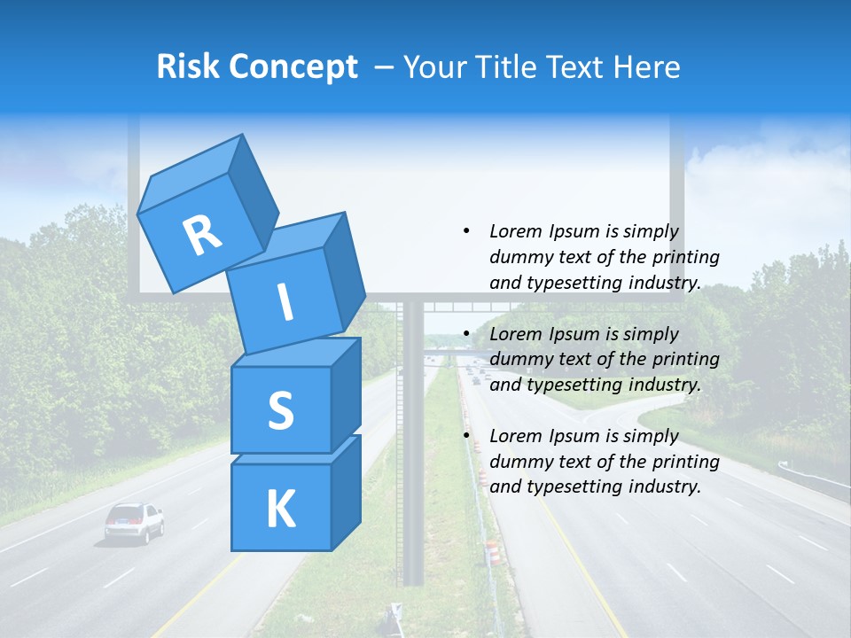 Freedom Cloud Signpost PowerPoint Template