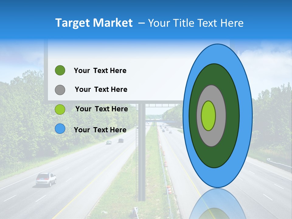 Freedom Cloud Signpost PowerPoint Template