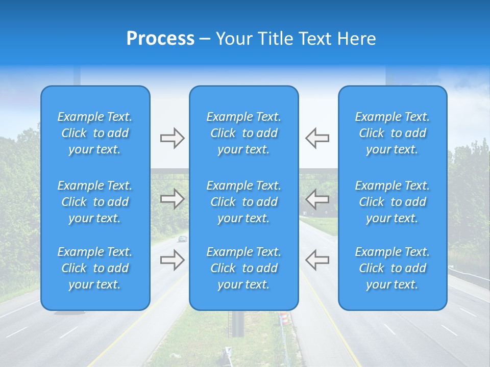 Freedom Cloud Signpost PowerPoint Template