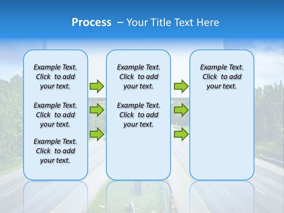 Freedom Cloud Signpost PowerPoint Template