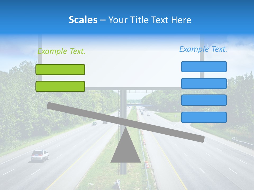 Freedom Cloud Signpost PowerPoint Template