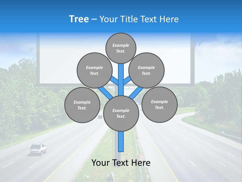 Freedom Cloud Signpost PowerPoint Template