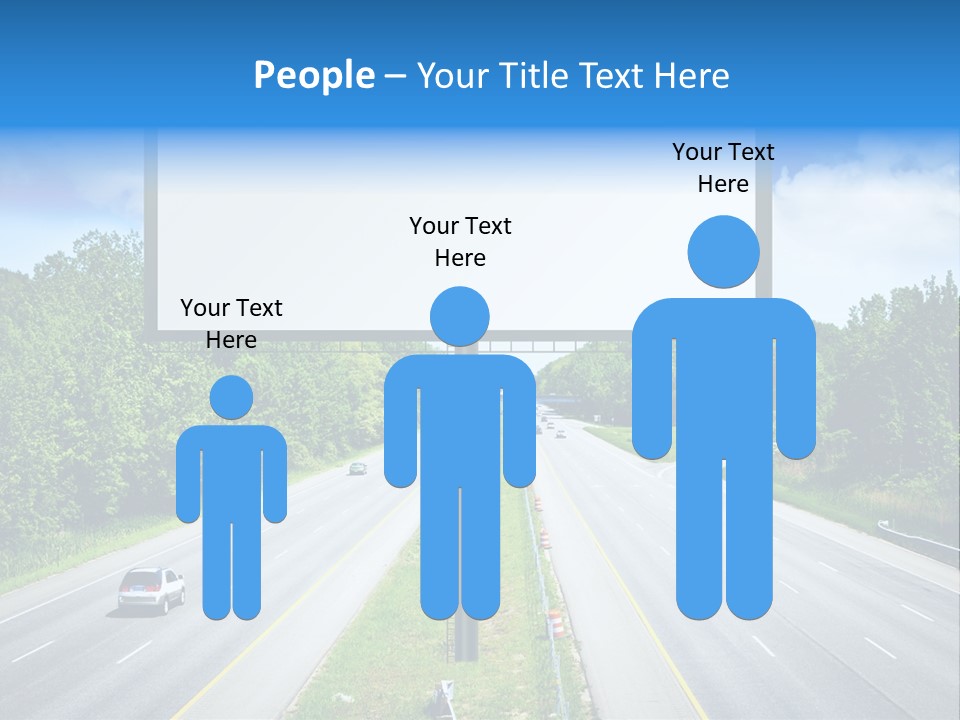 Freedom Cloud Signpost PowerPoint Template