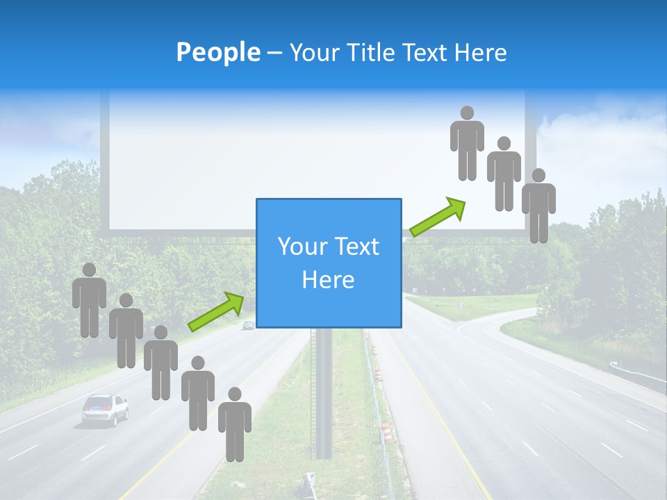 Freedom Cloud Signpost PowerPoint Template