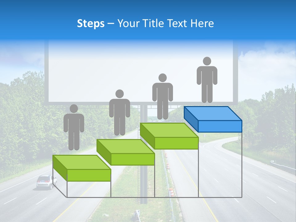 Freedom Cloud Signpost PowerPoint Template