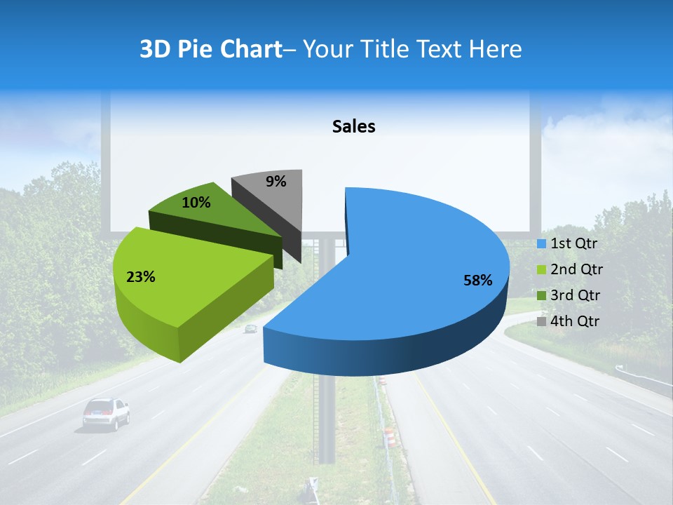 Freedom Cloud Signpost PowerPoint Template
