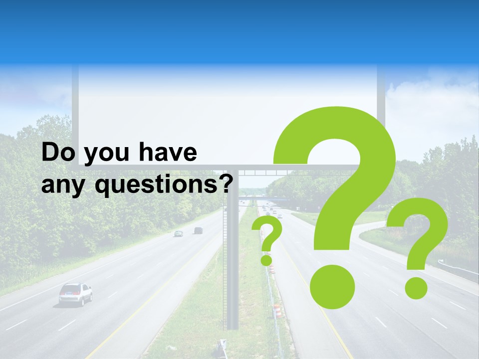 Freedom Cloud Signpost PowerPoint Template