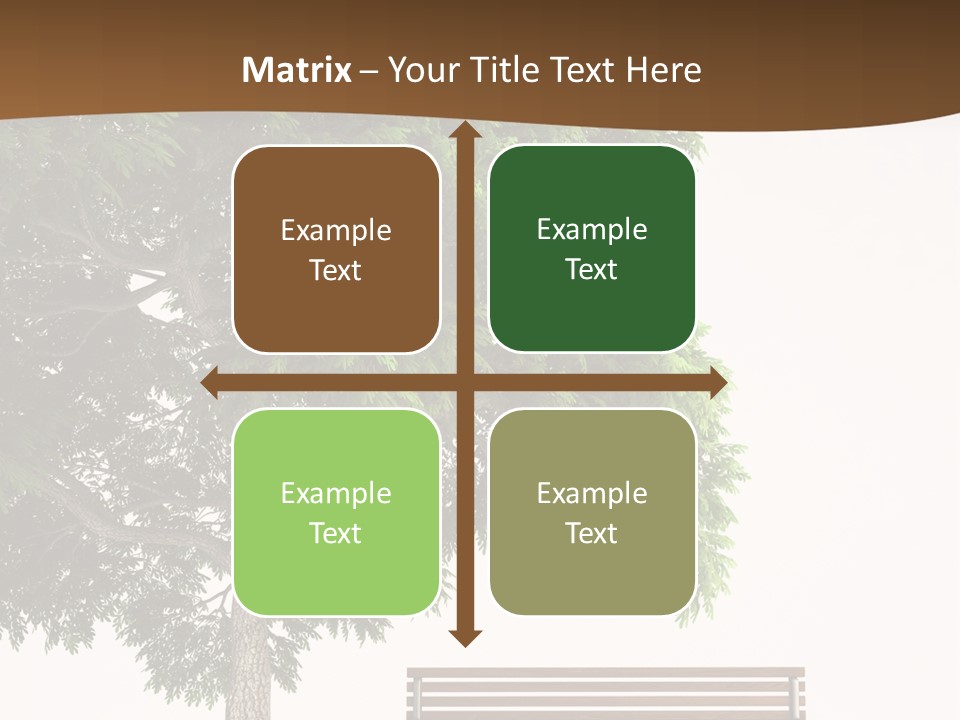White Seat Solitude PowerPoint Template