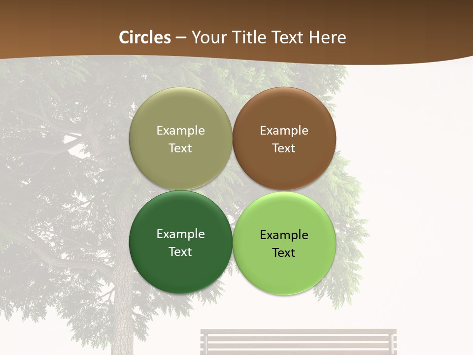 White Seat Solitude PowerPoint Template