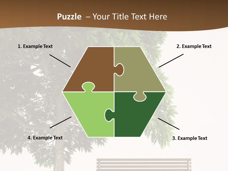 White Seat Solitude PowerPoint Template
