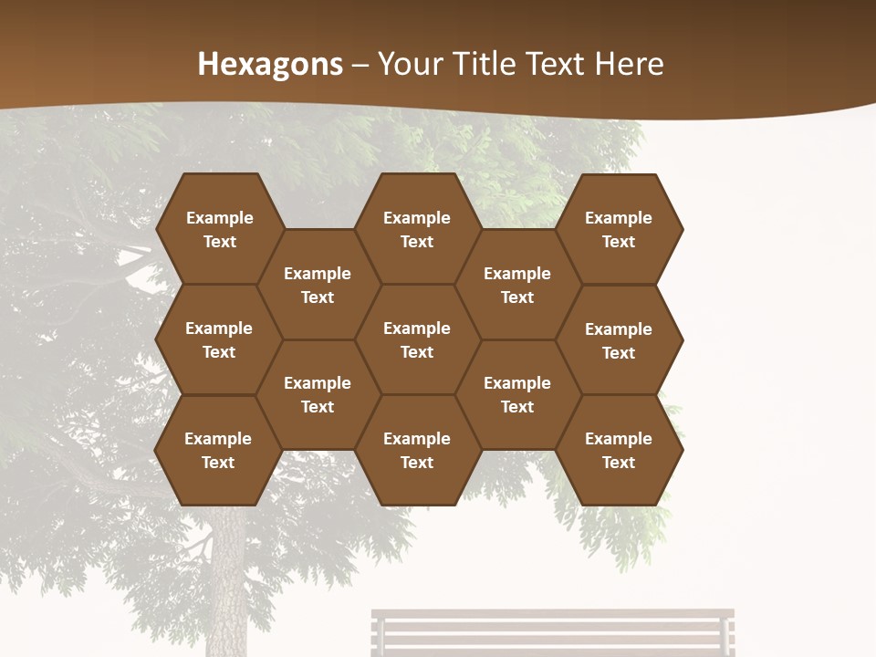 White Seat Solitude PowerPoint Template