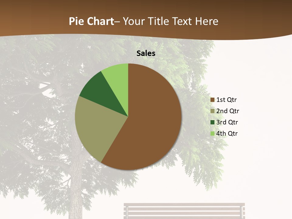 White Seat Solitude PowerPoint Template