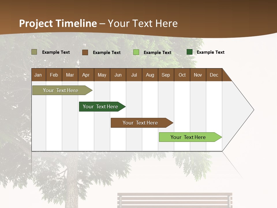White Seat Solitude PowerPoint Template
