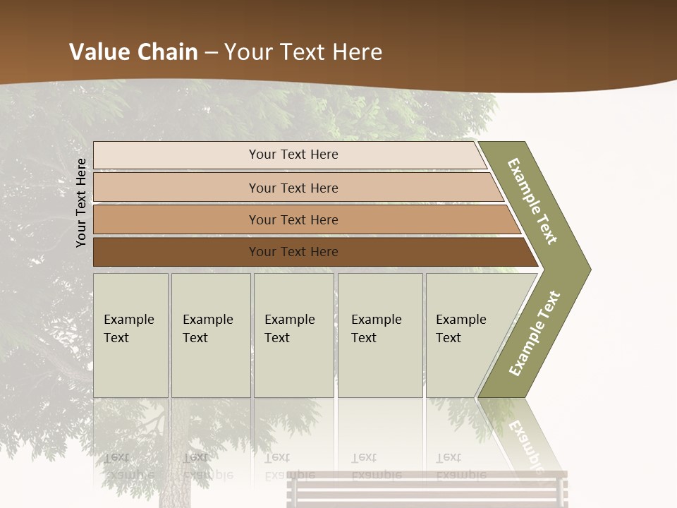 White Seat Solitude PowerPoint Template