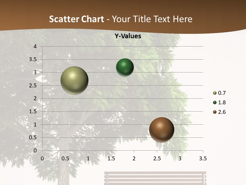 White Seat Solitude PowerPoint Template