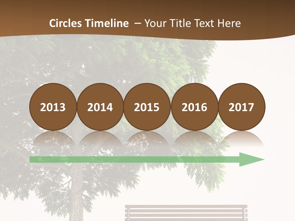 White Seat Solitude PowerPoint Template