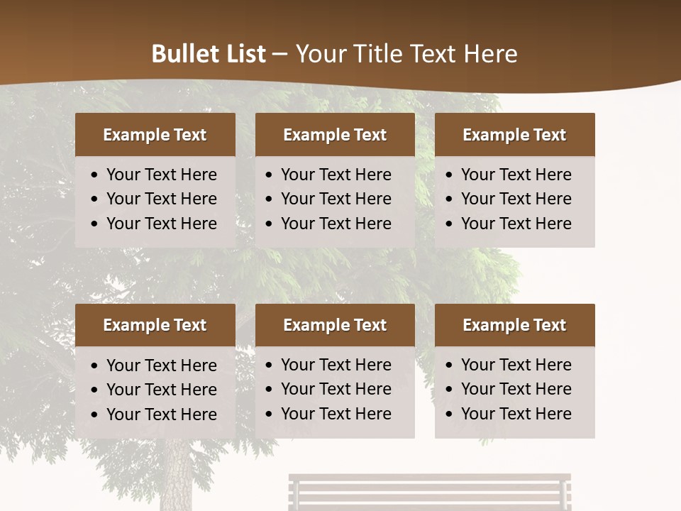 White Seat Solitude PowerPoint Template