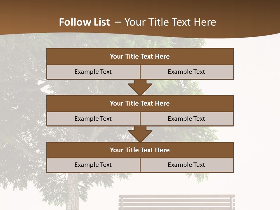 White Seat Solitude PowerPoint Template