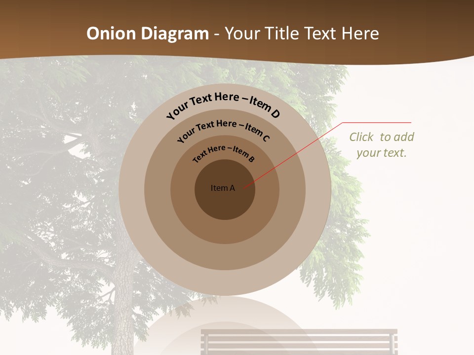 White Seat Solitude PowerPoint Template