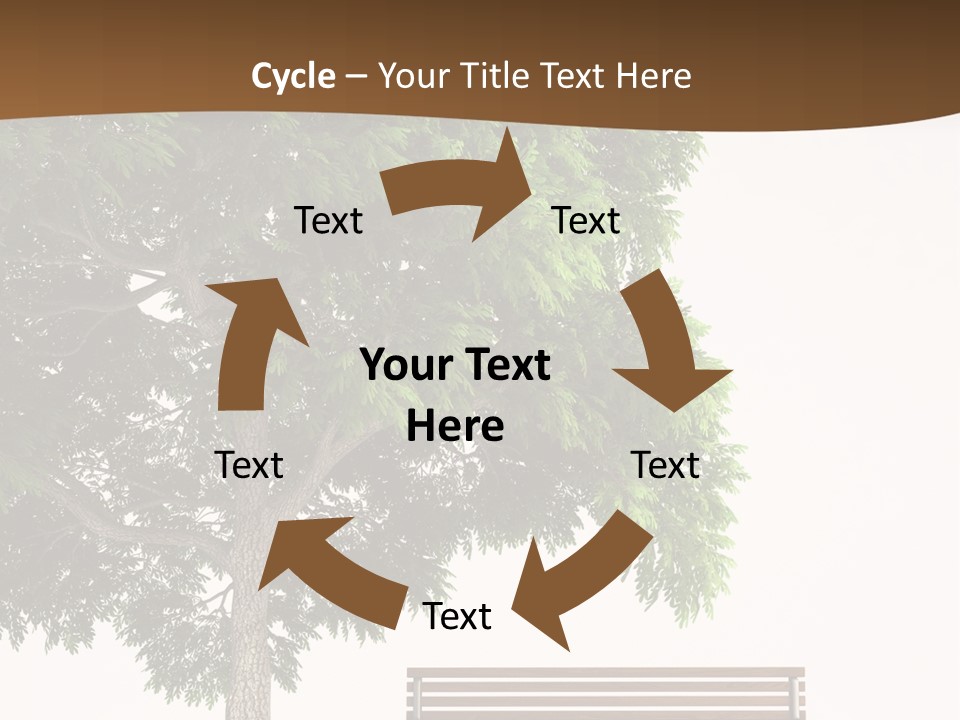 White Seat Solitude PowerPoint Template